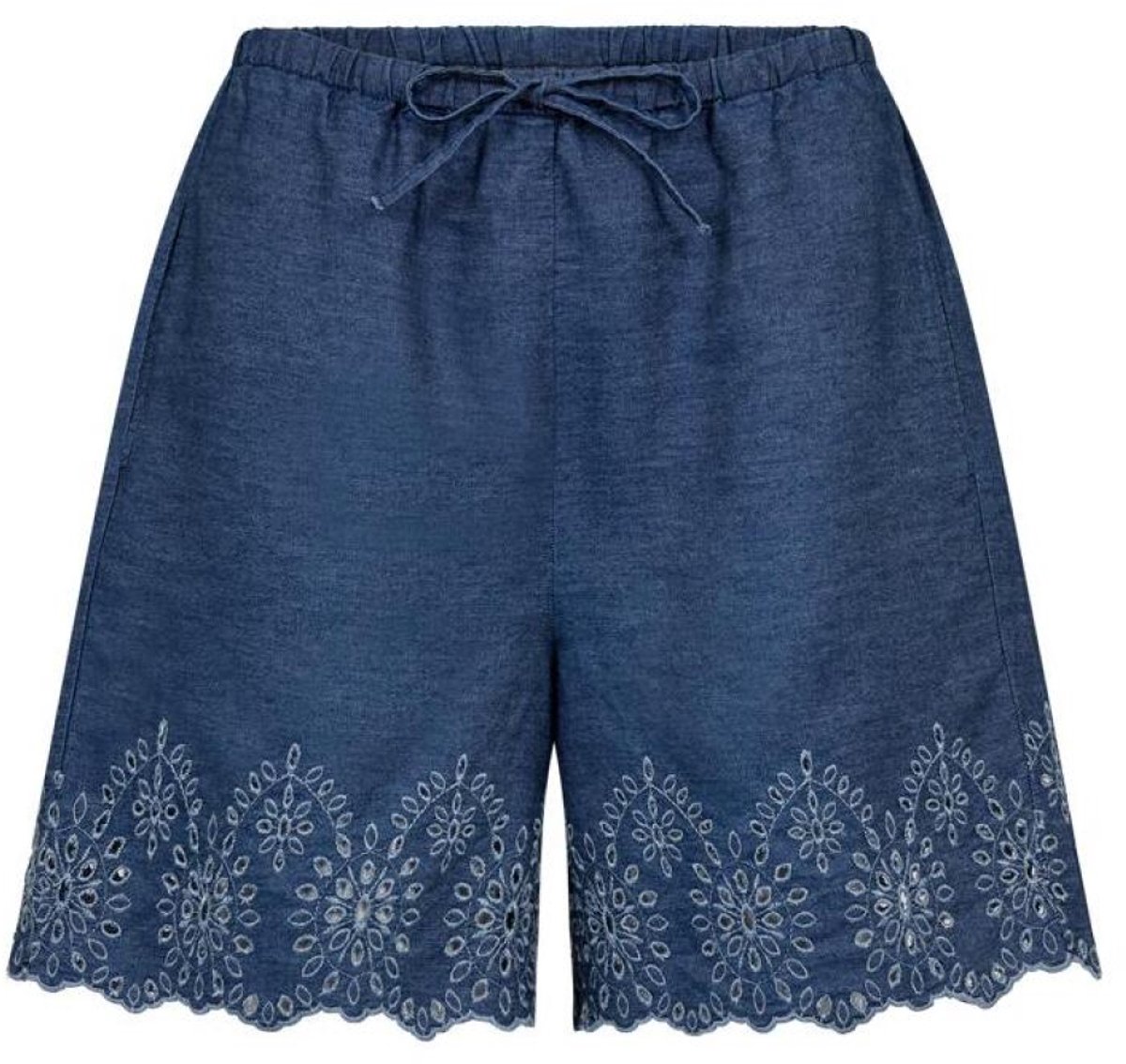 Freequent Broek Fqlinda Shorts 208199 Dark Blue Denim Dames Maat - XL