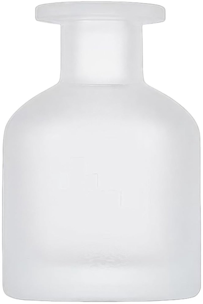 Dailygoods- Diffuserfles 150ml - Glazen Fles - Aromatherapie Pot - DIY Decoratie - Vervangbare Geurstokjes - Stevige Bodem - Transparant/Ambra
