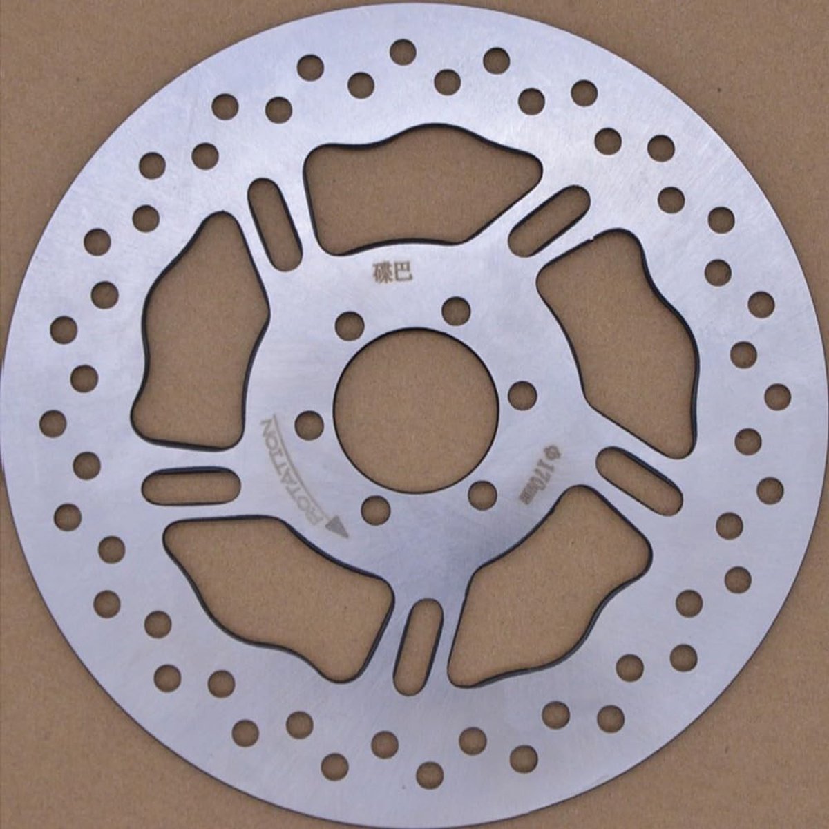 Dailygoods - Schijfrem voor E-bike en Scooter 160MM/170MM met 6 Haken