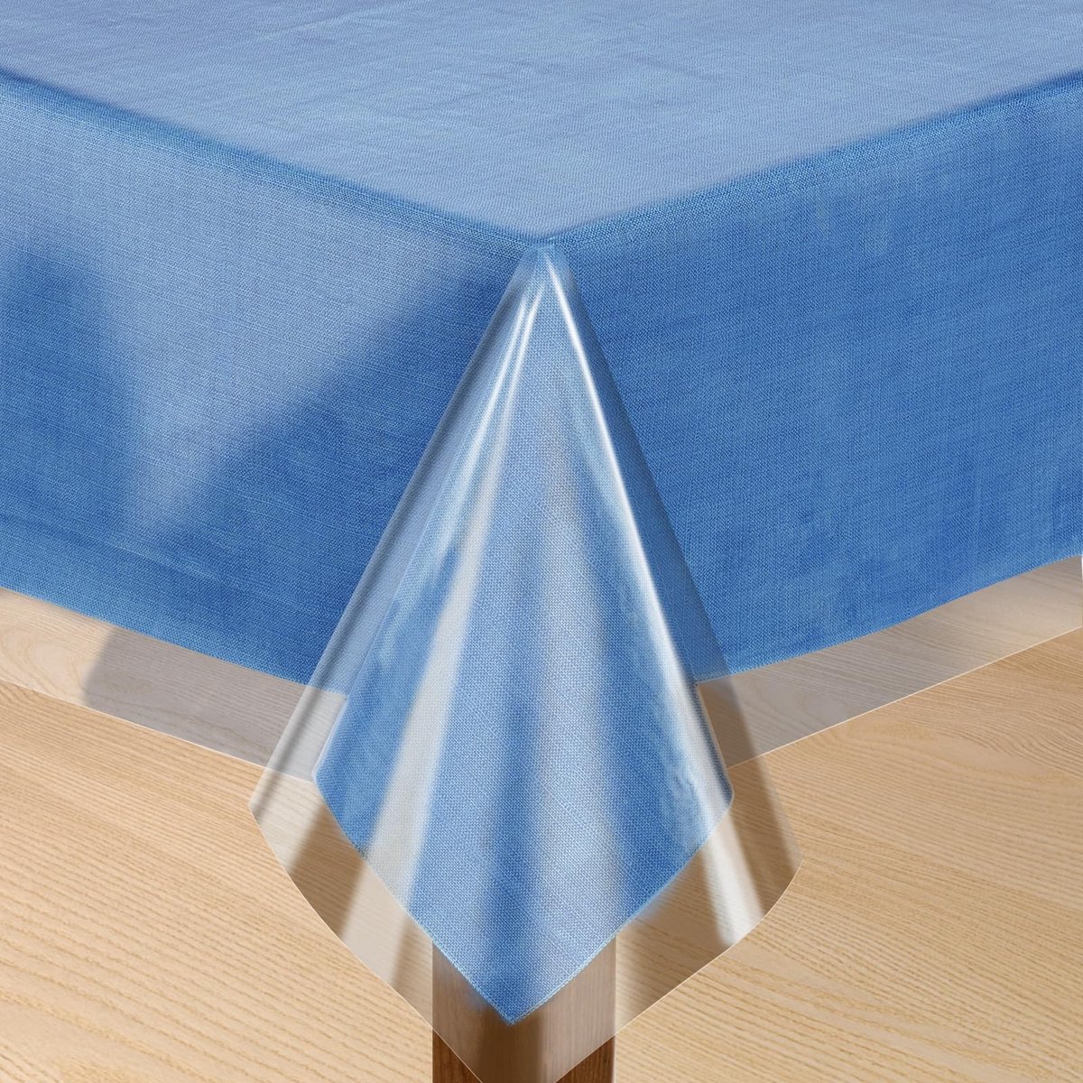 Dailygoods- Tafelkleed Waterdicht - Tafelkleed Bescherming - Rechthoekig - Transparant - Kunststof - 54 x 54 cm - Tafelafdekking