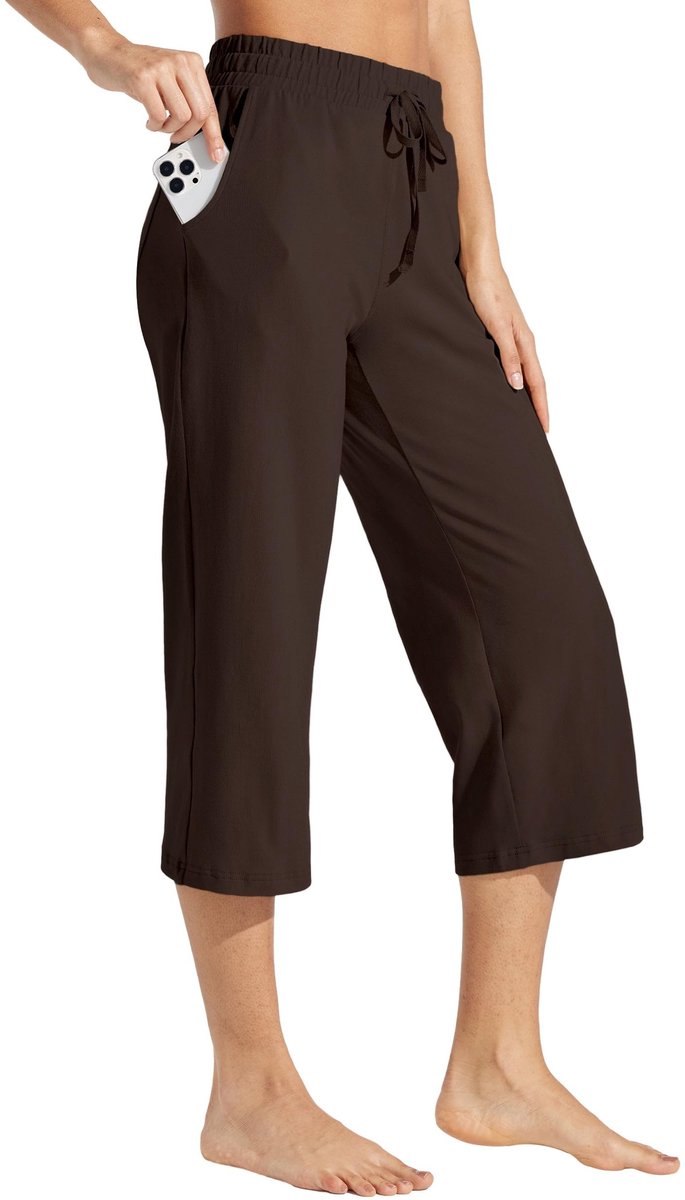 Dailygoods - Capri Broek voor Dames van Katoen - Ideaal voor Yoga en Casual Gebruik