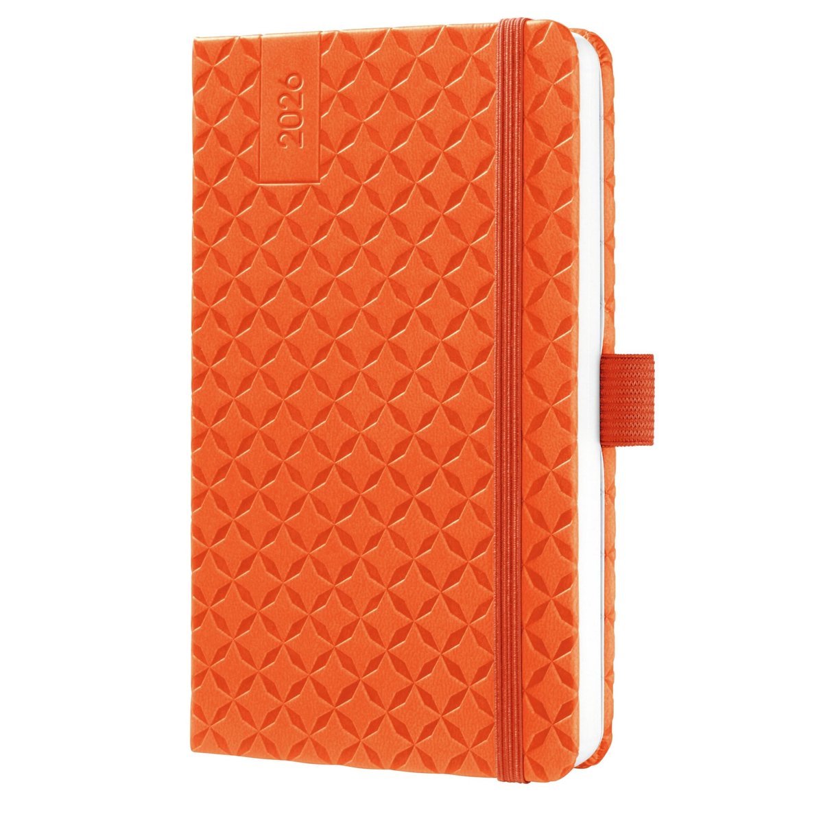 Dailygoods- Agenda 2026 - Weekplanner A6 - Hardcover - Oranje - 2 pagina's per week - Veel planningspagina's - Planner
