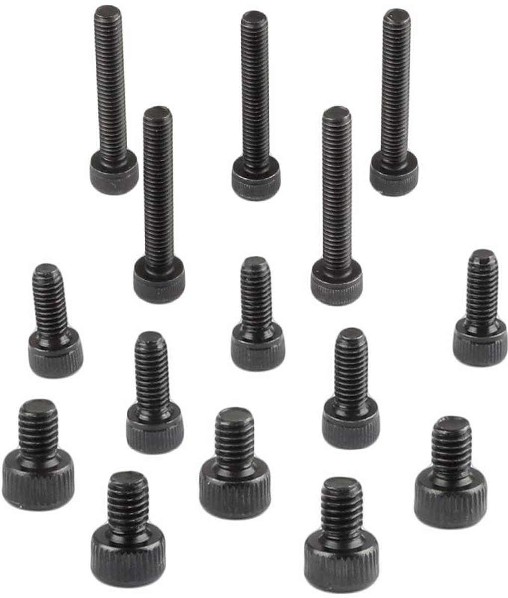 Dailygoods - M4 Schroefdraadschroevenset - Schroevenpakket - Universeel Gebruik - 15 Stuks - M4X8mm M4X10mm M4X22mm - Voor Klussen - Voor Doe-Het-Zelf...