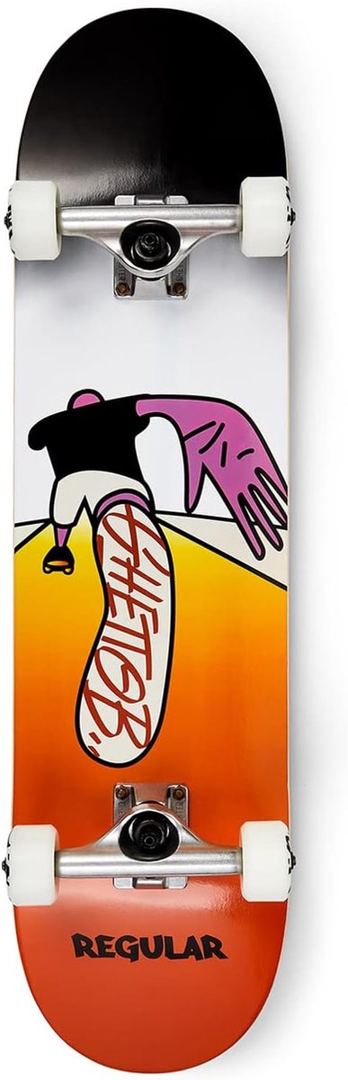Skateboard Beginners board Straat skateboarden 7-laags esdoorn dek 8.0 inch
