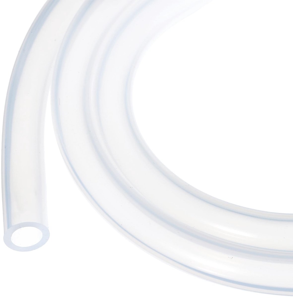 Dailygoods- Siliconen Tubing 10ft - 8mm ID/12mm OD - Flexibele Slang - Transparante Buis - Voor Irrigatie/Brouwen - Hoog Temperatuur Bestendig - Siliconenslang