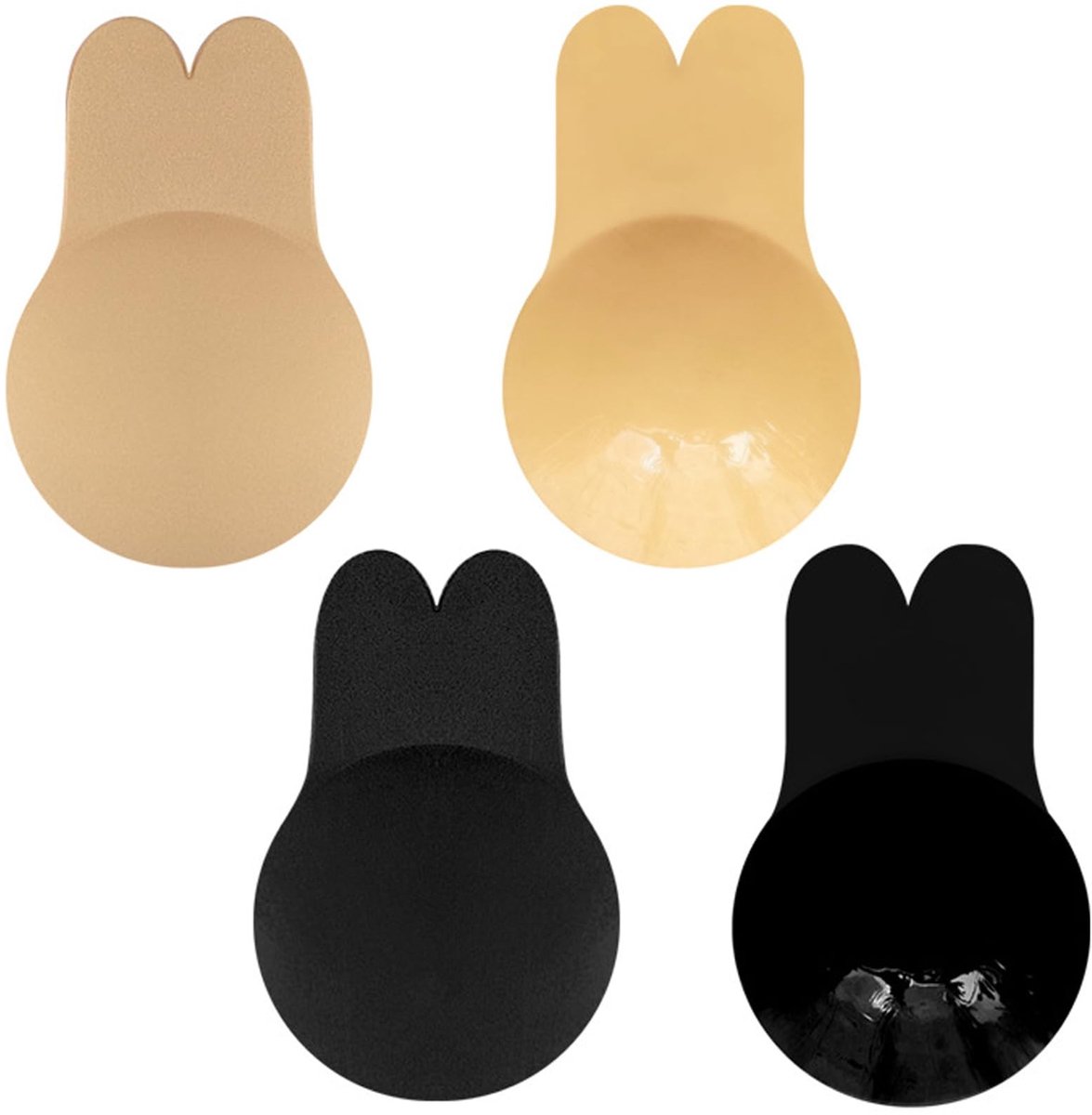 Dailygoods- Push-up Beha Huidvriendelijk Materiaal - Zelfklevende Beha - Strapless Beha - Herbruikbare Beha - Siliconen Borstlifter - Perfecte Plooiing