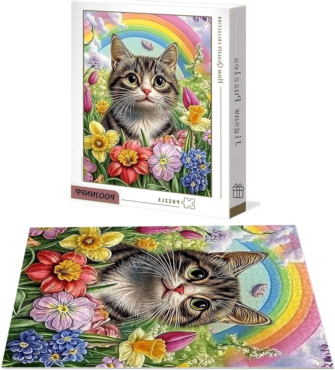 Houten Puzzel - Grote Puzzel - Ontspanning Thuis - Gelabeleerde Achterkant - 6000 Stukjes - Veelkleurig