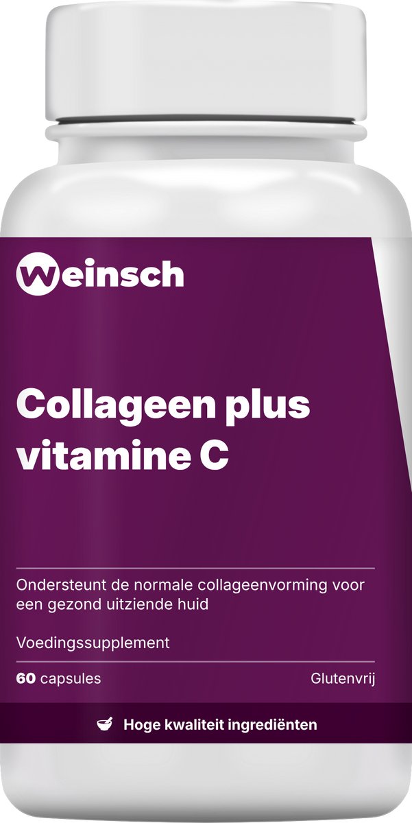 Weinsch Collageen plus vitamine C | 742mg | 60 capsules