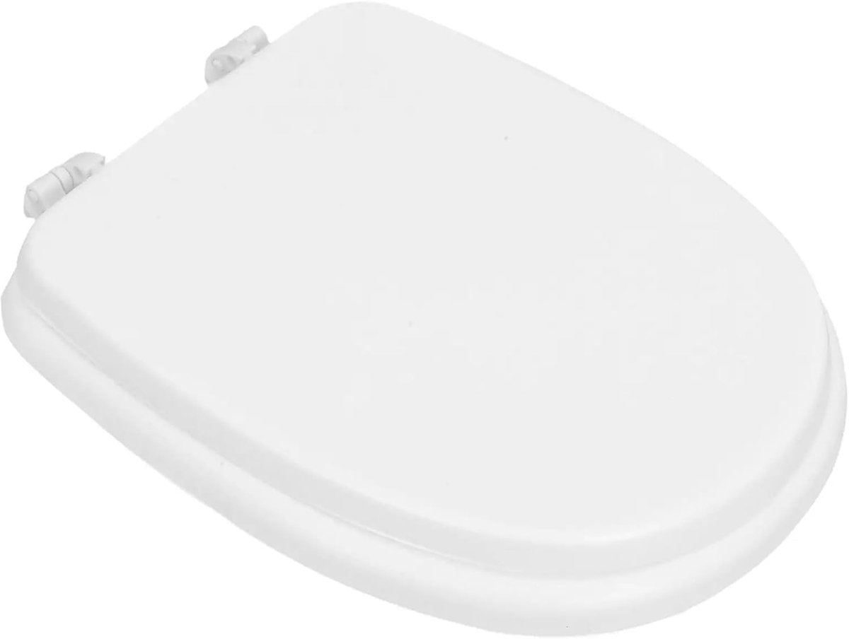 Wc-bril met kussen - Comfortabele zitting - Verhoogd comfort - Stil sluiten - Langwerpig - Wit