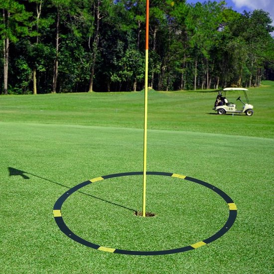 Golf Oefenringen - Chip Doelen - Nauwkeurigheid Verbeteren - Opvouwbaar Ontwerp - 91cm Diameter - Fel — afbeelding 2