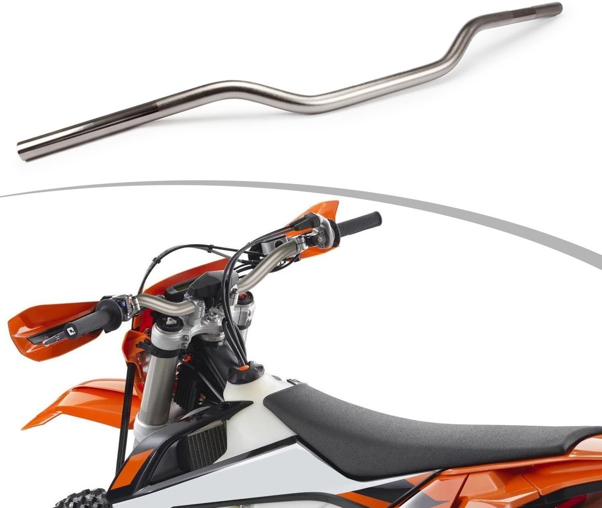 Dailygoods - Universeel Motorfiets Stuur - 22 mm voor Diverse Merken en Modellen