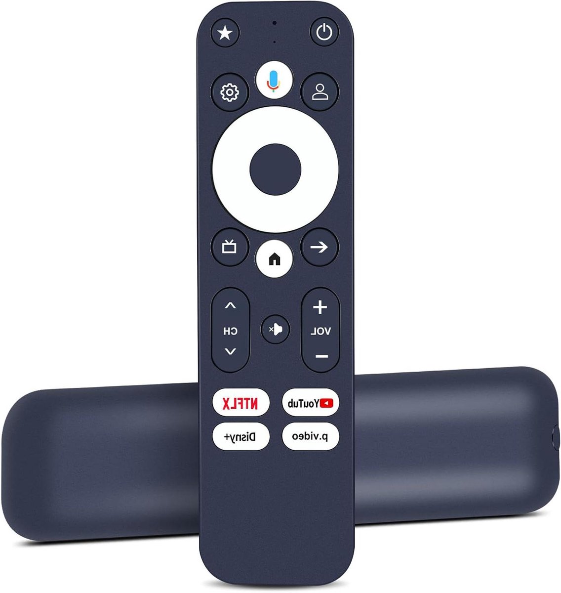 Vervangende Afstandsbediening - Universele afstandsbediening - Streamer bedienen - Geen programmering nodig - 9 x 4 x 2 cm - Zwart