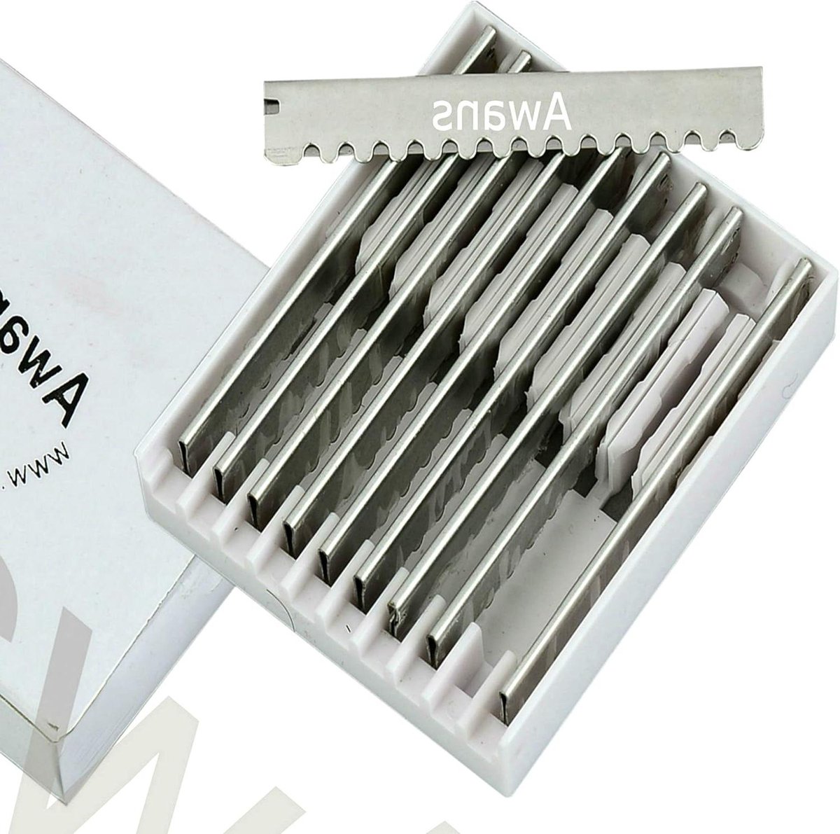 Haar Styling Scheermesjes - Vervangende Cartridges - Haar Trimmen - Extra Dunne Mesjes - 10 Stuks - Zilver