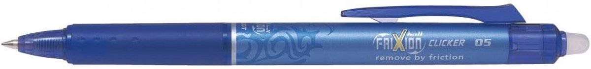 Rollerbalpen - Uitwisbare pen - Fouten Corrigeren - Drukmechanisme - 0.5 mm punt - Zwart
