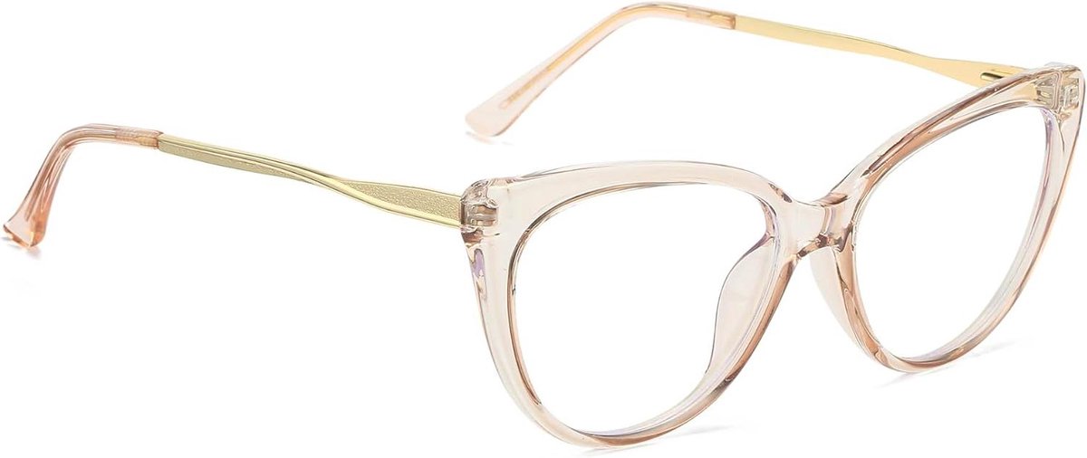 Mode Bril - Stijlvolle Bescherming - Blauw Licht Filteren - Lichtgewicht TR90 Frame - Unisex Model - Transparant