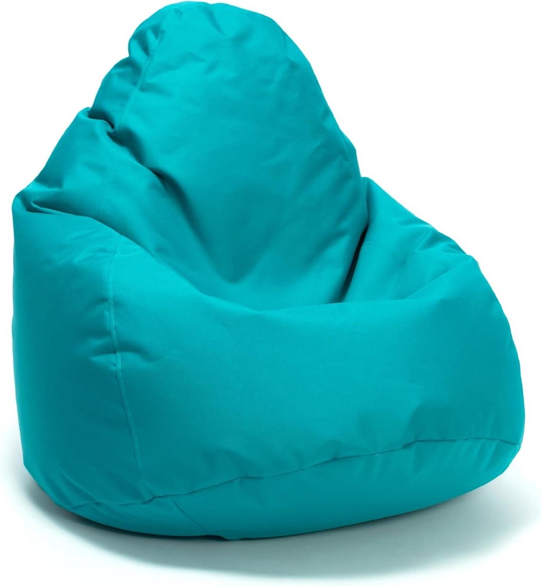 Zitzak Outdoor - Poef Loungestoel - Ontspannen in de tuin - Vuilafstotend polyester - 80 x 110 cm - Lichtblauw