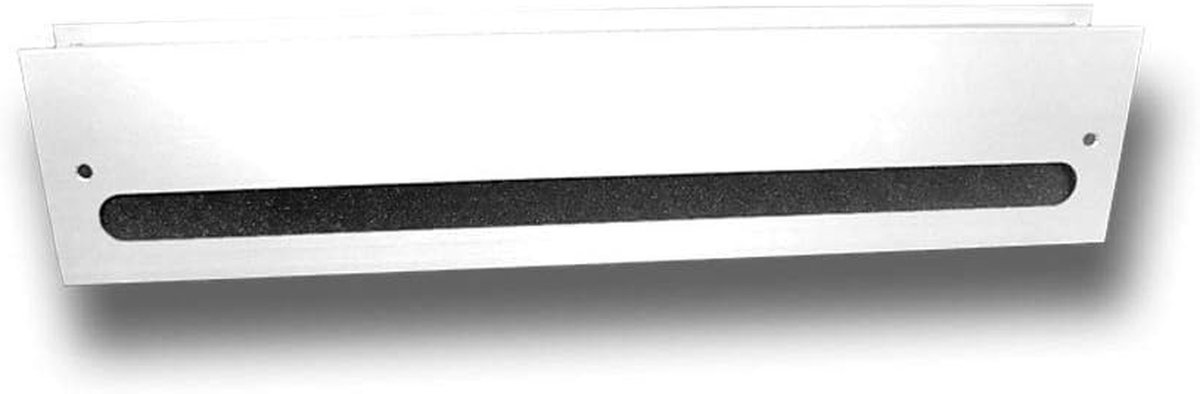 Ventilatie rooster - Deur rooster - Geluidsisolatie - Dubbelzijdig - 450 x 100 mm - Wit
