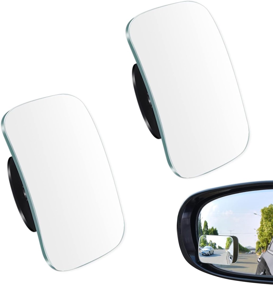 Dodehoekspiegels, 360 graden groothoek achteruitkijkspiegel voor auto's, vleugelspiegel