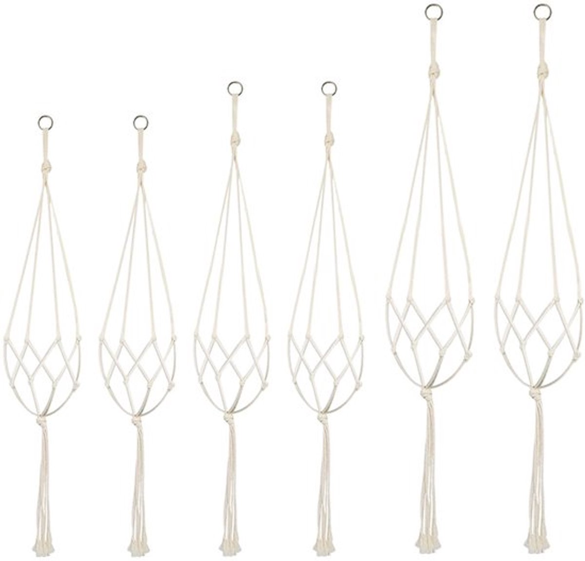 Store_9 - Macramé plantenhangers - Hangende bloempot - Duurzaam en