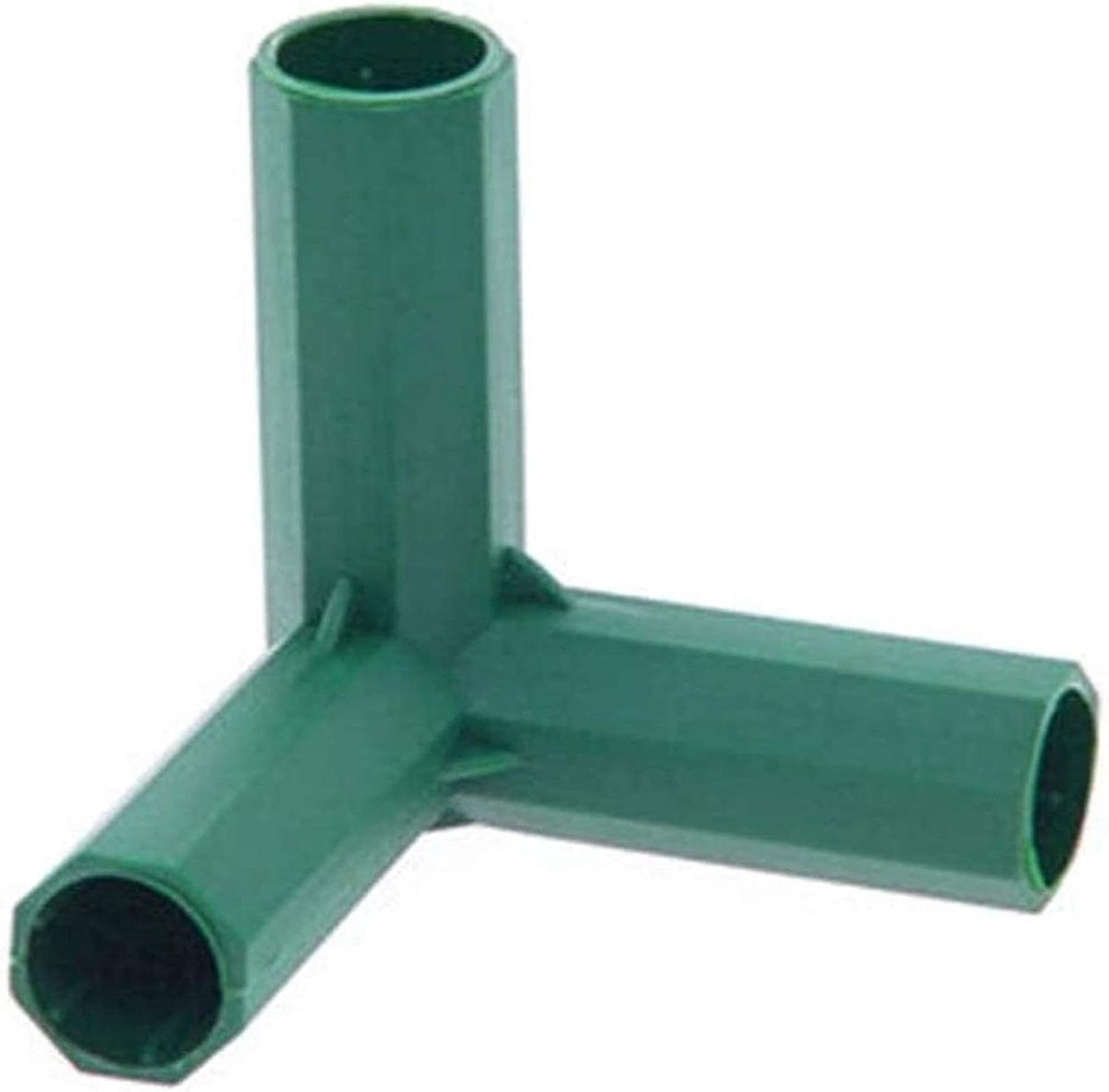 Kas Frame Connectoren - PVC Fittingen - Tuin Constructie - Stabiele Ondersteuning - 11 MM - Groen