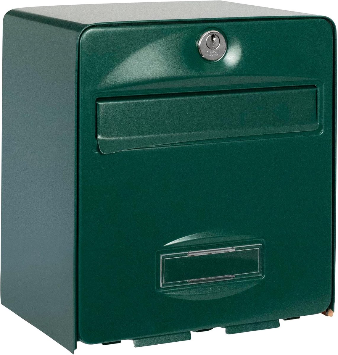 Brievenbus - Postbak - Post Ontvangen - Deur met stopfunctie - 31 x 28 x 15 cm - Groen