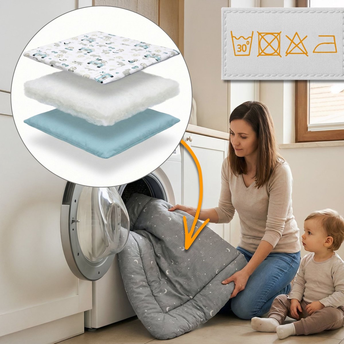 ASE Spolka Akcyjna Speelkleed Kruipmat Baby Speelmat Vloerkleed thumbnail 5