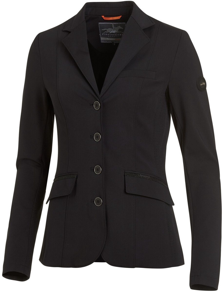 Schockemöhle Dames Wedstrijdjasje Amelie - Black - XS
