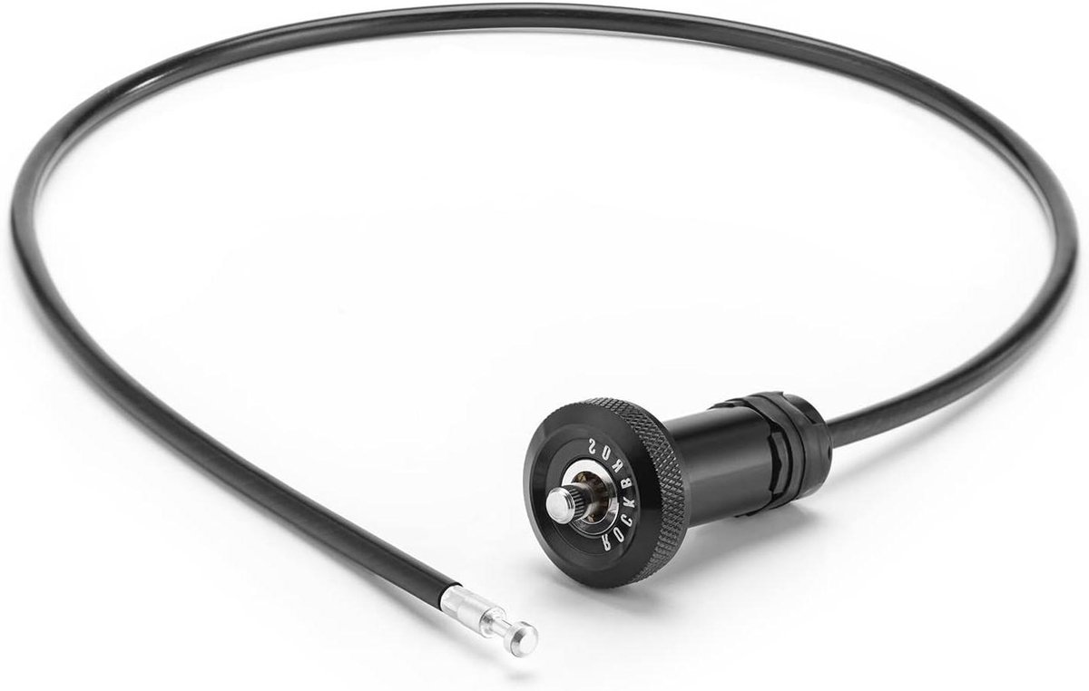 Fiets Kabel Keten - Mini Beveiliging - Diefstal Voorkomen - Verborgen Opbergbaar - 65 cm - Zwart