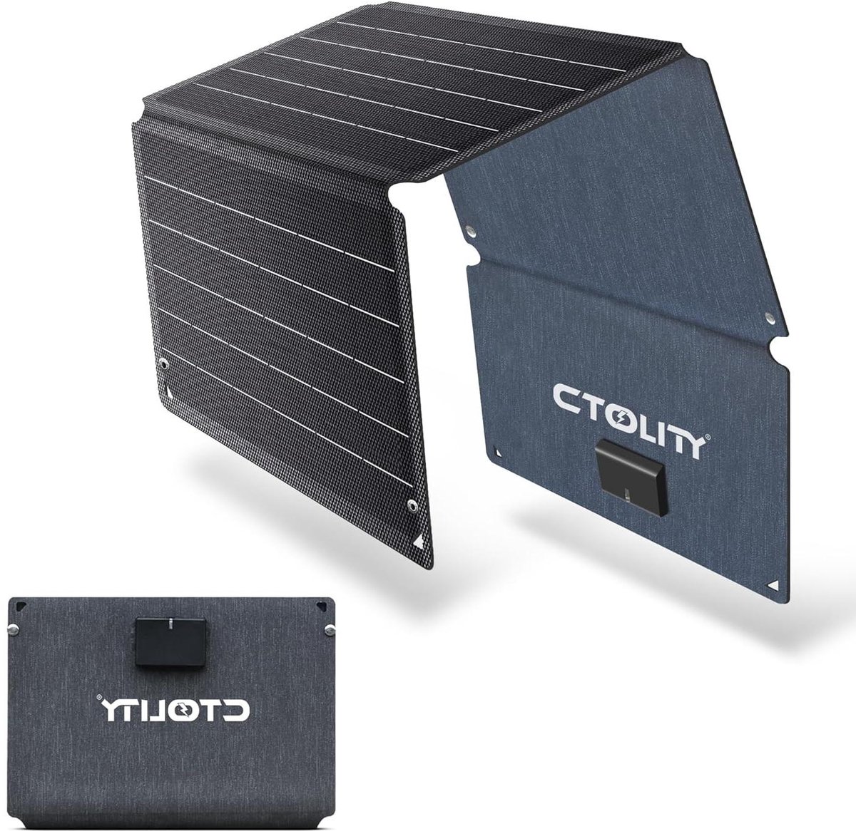 Zonnelader 36W - Opvouwbaar Paneel - Outdoor Opladen - Hoge Efficiëntie 23% - Dubbele USB Poort - Zwart