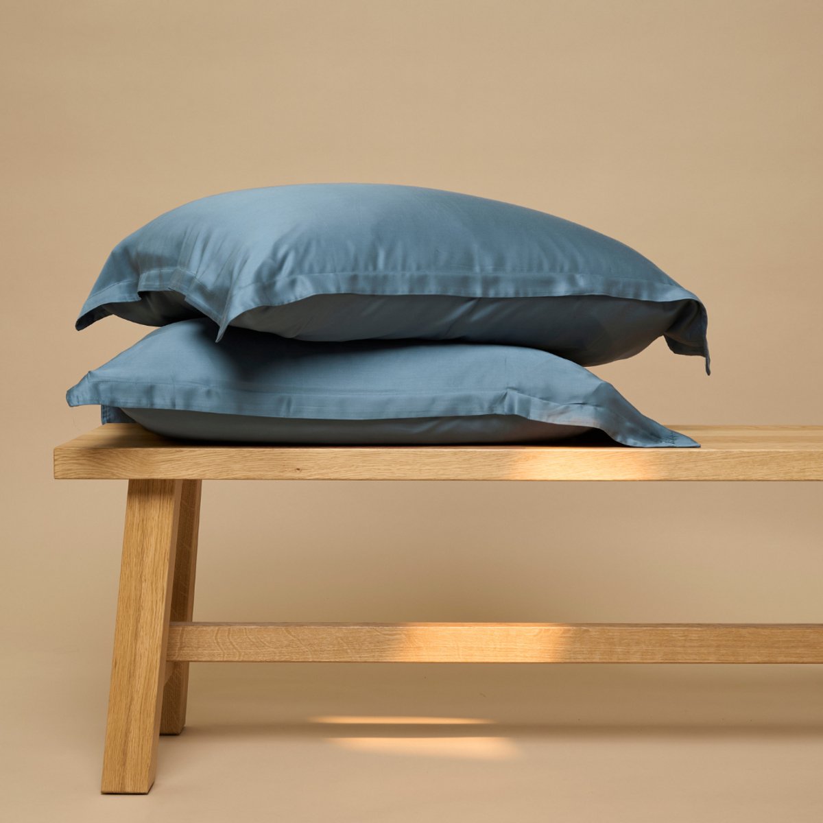 Coco & Cici - Bamboe Kussensloop Ocean Blue - 1 kussensloop 50x90