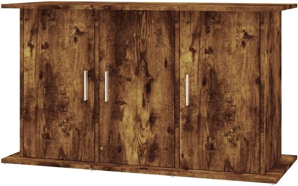Aquarium Meubel - Aquariumkast Onderstel - Vissen Houden - Stabiele Ondersteuning - 101x41x58cm - Gerookt Eiken