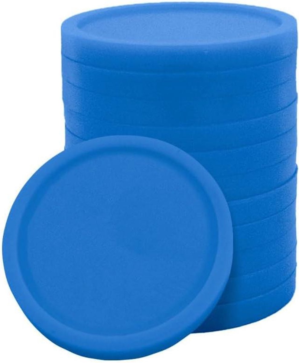 Consumptiemunten - Muntjes - Kluisjes Gebruiken - Verhoogde Rand - 23mm - Blauw