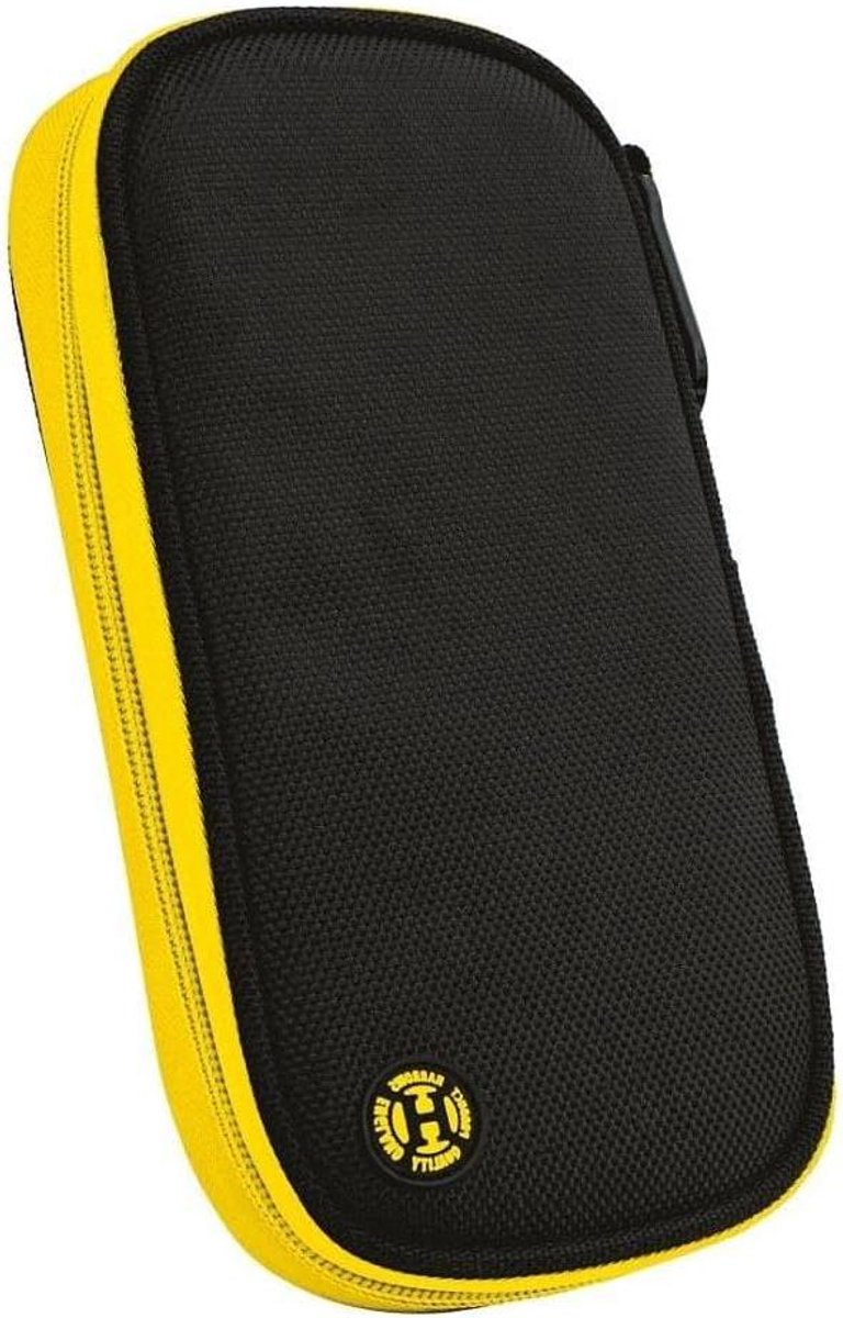 Dart etui - Dart wallet - Darts opbergen - Houdt complete darts - 21x12x3 cm - Geel