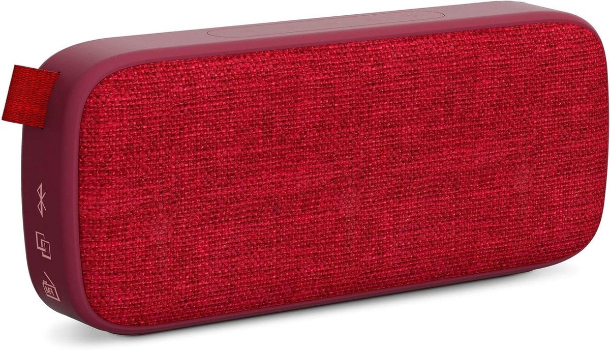 Draagbare Luidspreker - Bluetooth Speaker - Muziek Luisteren - True Wireless Stereo - 6 Watt - Rood