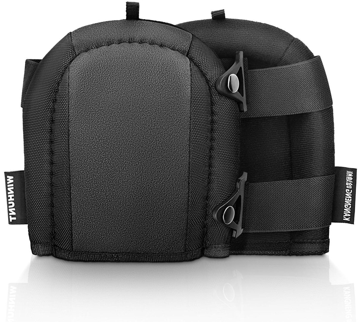 Kniebeschermers - Kneepads Tuin - Bescherming Werk - Gel Demping - Verstelbaar - Zwart