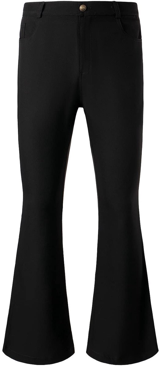 Heren uitlopende broek jaren 70 carnaval disco outfits uitlopende broek