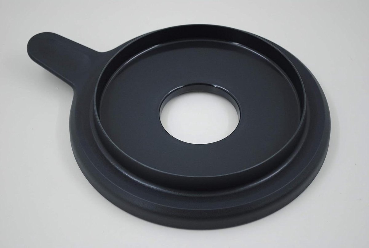 Thermomix Cup Cover - Keukenmachine Deksel - Apparaat Beschermen - Originele Pasvorm - 25 cm - Zwart