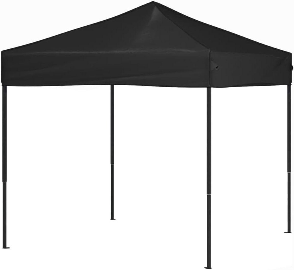 Klap Tent - Partytent Vouwtent - Buitenfeesten Organiseren - UV- en Waterafstotend - 2x2 m - Zwart