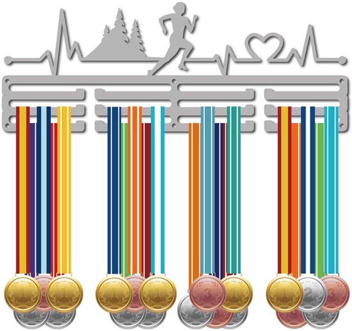 Store_7 - Medaillehouder - Sport Medaille Display - Metalen Rack