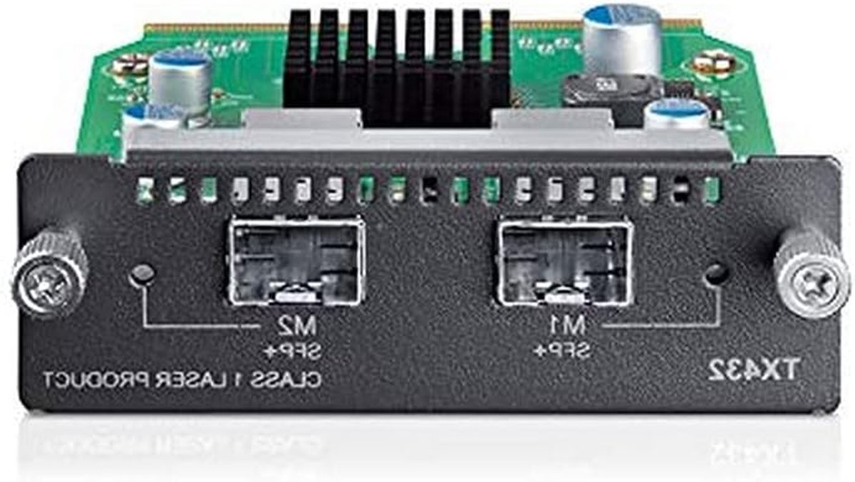 10-Gigabit 2-poorts SFP+ Module voor Netwerk Switches