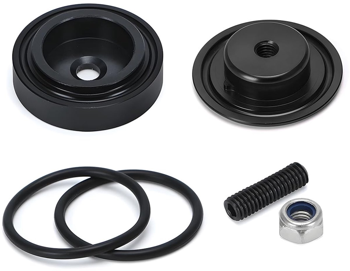 Ruitenwisser Plug Ruitenwisser Plug, Auto Achterruit Wisser Verwijder Plug, Voertuig Aluminium Achterruitenwisser Verwijder Plug Cover (Zwart)