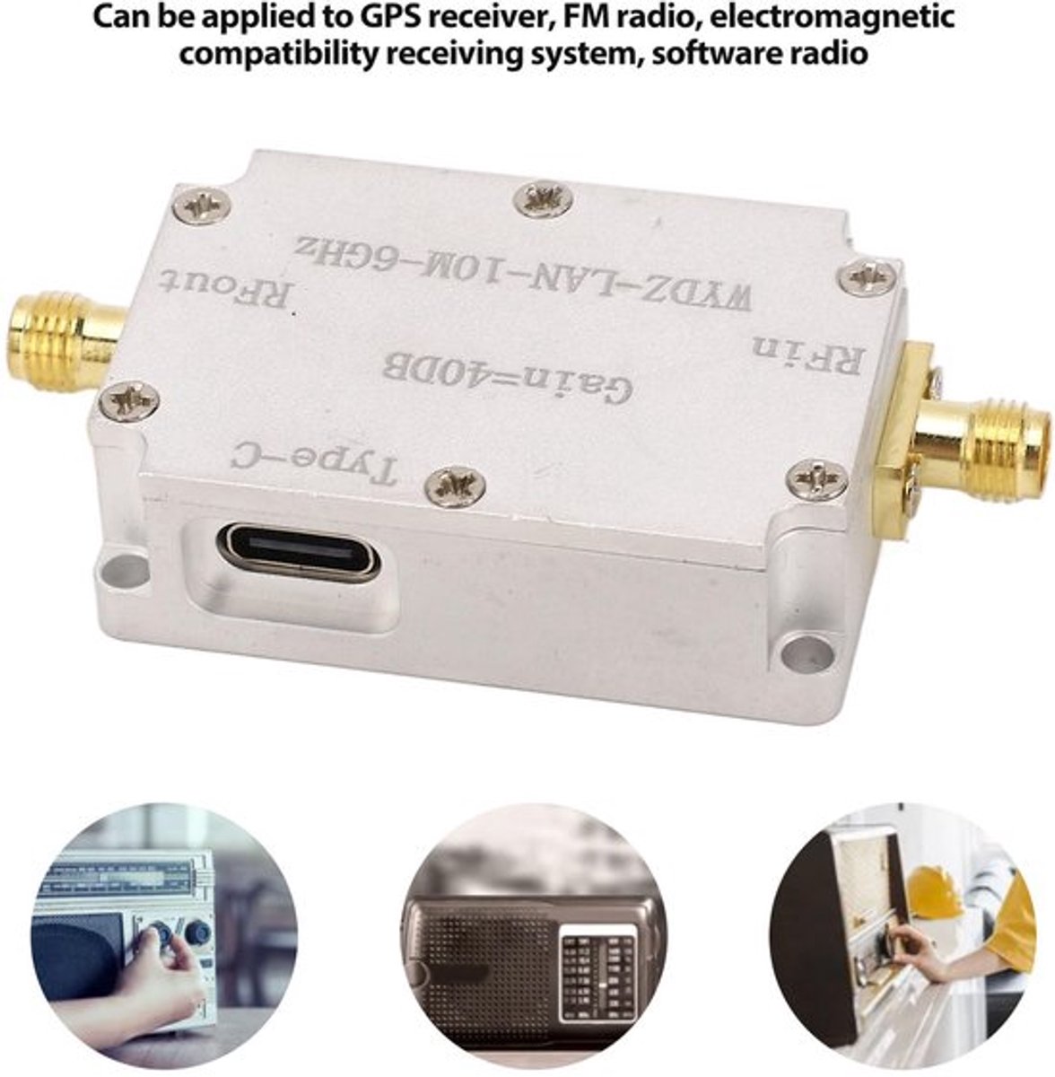 Aladdien - LNA-Versterker - 40db Versterking - Laag Geluidsniveau