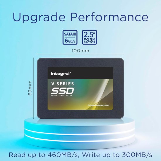 Interne SSD - Solid State Drive - Computer Versnellen - SATA III Interface - 120 GB - Grijs — afbeelding 2