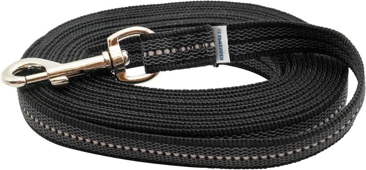 Nylon Rubberen Lijn - Tracking Kabel - Veilig Vervoer - Antislip Grip - 10 Meter - Zwart Grijs