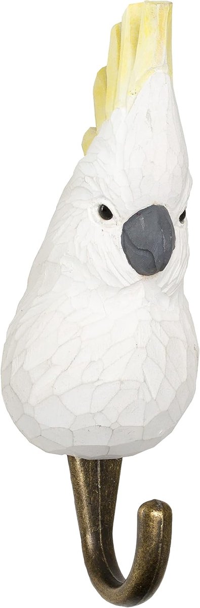 Handgesneden Vogel - Decoratieve Figuur - Tuindecoratie - Met Informatie Brochure - 136 cm Hoog - Natuurlijk