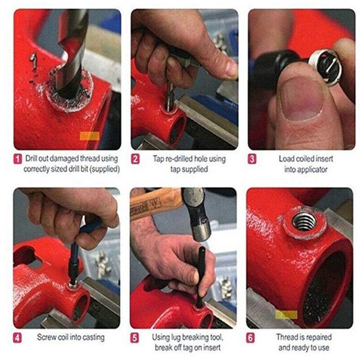 VT Goods - Schroefdraad Reparatieset M4 - 25-delige set