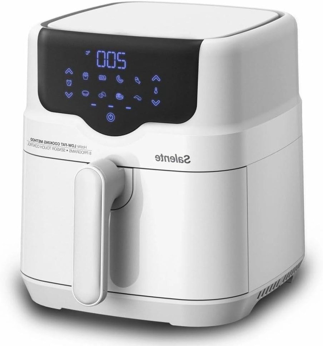 Heteluchtfriteuse Grill - 2-in-1 Airfryer - Gezond Koken - Digitaal Touchscreen - 43 Liter - Wit