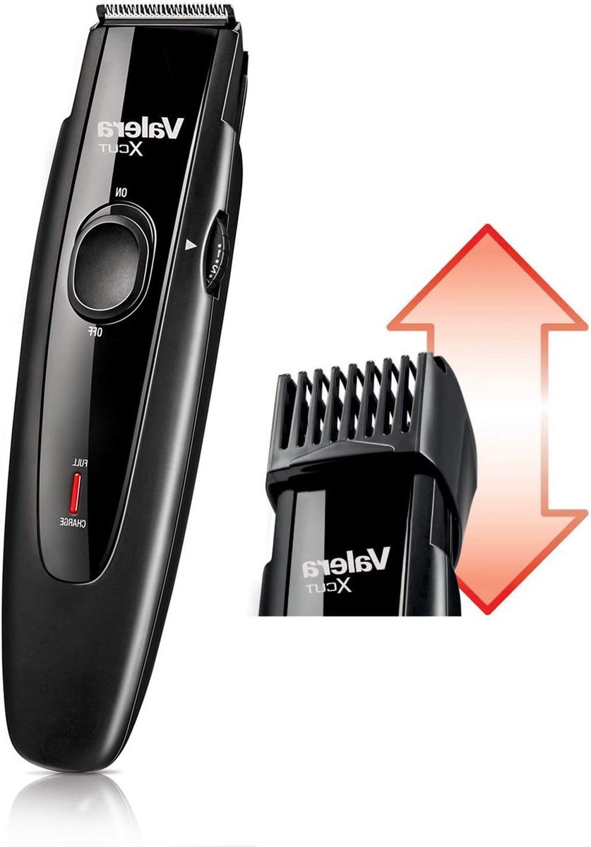 Baardtrimmer - Gezichtshaar trimmer - Stijlvol uiterlijk - 30 lengte-instellingen - 0.5 tot 15 mm - Zwart