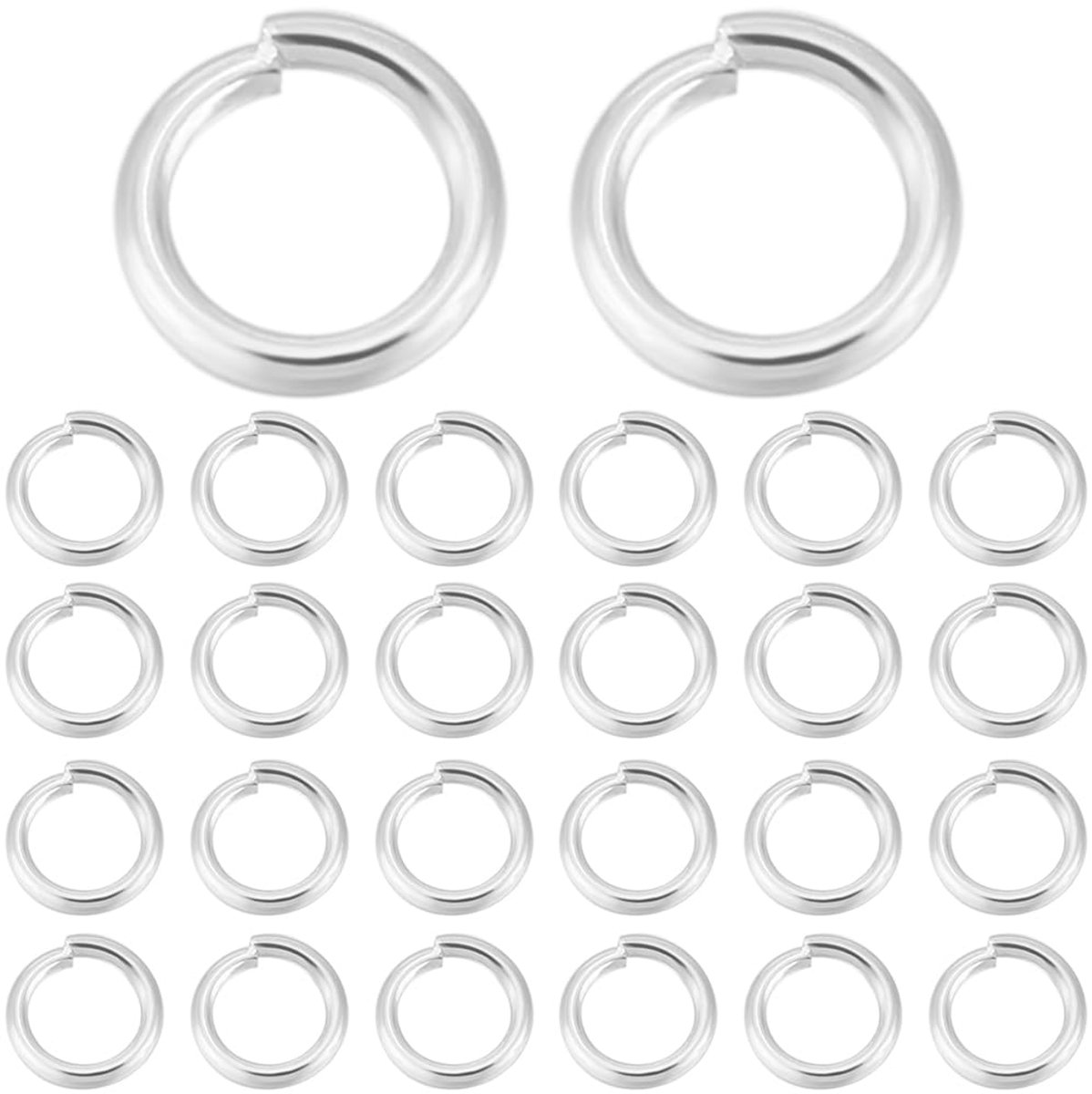 1 Doos 300Pcs 5Mm Enkele Loop Jump Ringen Rvs Zilver Open Jump Ring O Connectors Voor Sieraden Maken Armbanden Ketting Levert DIY Craft