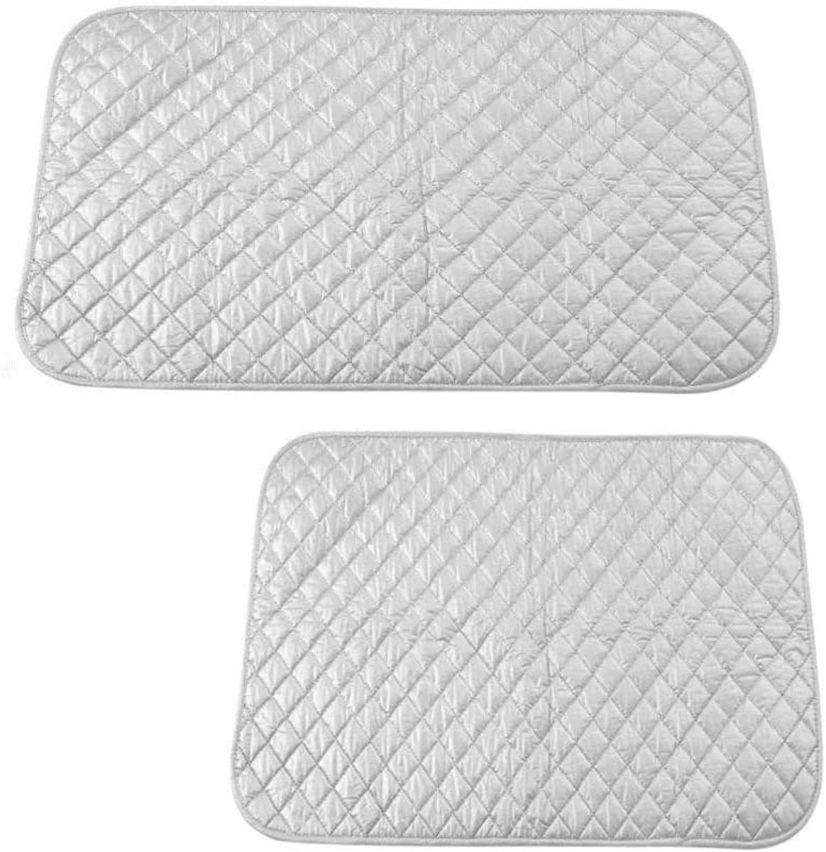 Strijkkussen - Strijkmat - Kleding Strijken - Hittebestendig Doek - 55 x 60 cm - Zilver